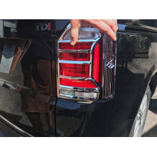 Накладки на Задние Фонари Хром (2 шт., ABS) для Volkswagen T6 2015-2024 гг