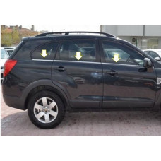 Нижня окантовка вікон (6 шт, нерж) для Chevrolet Captiva 2006-2019 рр