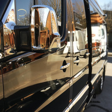 Хромированные Накладки на Зеркала (2 шт.) Хромированный пластик для Volkswagen Crafter 2006-2016 гг