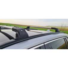 Поперечные дуги на интегрированные рейлинги Strong (2 шт) Серый для Toyota Rav 4 2019- гг