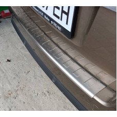 Накладка на задний бампер OmsaLine (нержавейка) для Opel Zafira B 2005-2011 гг