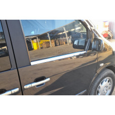 Окантовка стекол (2 шт, нержавейка) для Mercedes Vito W638 1996-2003 гг