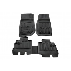 Килимки Stingray 3D (5D, 5 шт, поліуретан) для Jeep Wrangler 2007-2017 рр