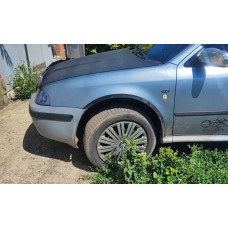 Накладки на арки (4 шт, чорні) ABS пластик для Skoda Octavia I Tour A4 1996-2010 рр