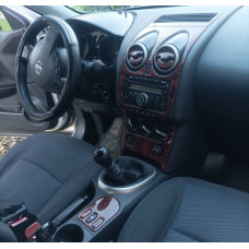 Накладки на Панель Приборов Титан для Nissan Qashqai 2007-2010 гг