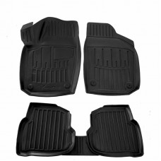 Килимки Stingray 3D (SD) (5 шт, поліуретан) для Volkswagen Polo 2010-2017 рр