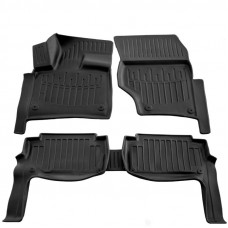 Коврики резиновые Stingray 3D (5 шт, полиуретан) для Ауди Q7 2005-2015 гг