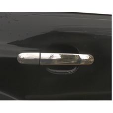 Хромированные Накладки на Ручки (4 шт., Нержавейка) OmsaLine - Итальянская Нержавейка для Ford Focus II 2005-2008 гг