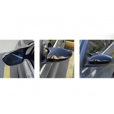 Накладки на дзеркала без вирізу під поворот BMW-style (2 шт) для Hyundai I-30 2012-2017 рр