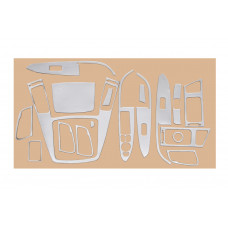 Накладки на панель приборов BIG Алюминий для Hyundai I-30 2007-2011 гг