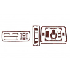 Накладки на панель приборов (Meric) Дерево для Skoda Fabia 2007-2014 гг