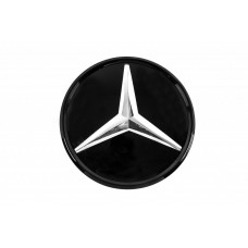 Передняя эмблема под стеклом, черная окантовка a0008880111 для Mercedes GLC coupe C253