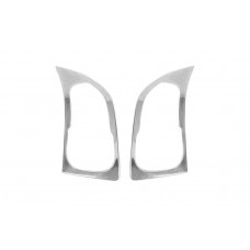 Накладки на фары (2 шт., нержавеющая сталь) для Volkswagen Crafter 2006-2016 гг