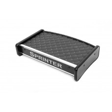 Полка на торпедо (2000-2006, Серая с серой строчкой) CDI для Mercedes Sprinter W901/902/903/904/905