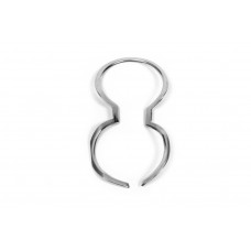 Окантовка подстаканника (нержавейка) для Kia Rio 2012-2017 гг