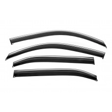 Вітровики з хромованим молдингом Niken Luxury (EU/Asia, 4 шт) для Honda eNP1 2022- рр