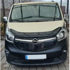 Зимняя накладка на решетку радиатора Глянцевая для Opel Vivaro 2015-2019 гг