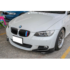 Передний лип DPT (для E92/93 M-Sport 2006-2010, Черный Глянец) для BMW 3 серия E-90/91/92/93