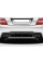 Задний диффузор DPT (2011-2014, для AMG SD, Черный Глянец) для Mercedes C-class W204