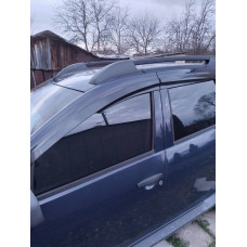 Ветровики на окна (4 шт., Sunplex Sport) для Renault Duster 2008-2017 гг