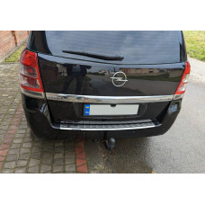 Накладка на задний бампер Carmos V1 Нержавейка для Opel Zafira B 2005-2011 гг