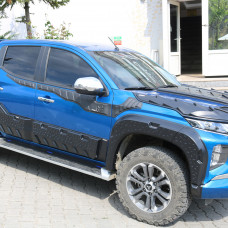 Расширители колесных арок V2 (2019-2025, EuroCap) для Mitsubishi L200