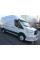 Козырек на лобовое стекло (черный глянец, 5мм) для Ford Transit 2014- гг