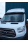 Козырек на лобовое стекло (черный глянец, 5мм) для Ford Transit 2014- гг