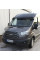 Козырек на лобовое стекло (черный глянец, 5мм) для Ford Transit 2014- гг