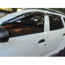 Ветровики на окна (4 шт., Sunplex Sport) для Renault Duster 2018-2024 гг
