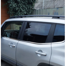 Окантовка окон нержавейка (6 шт) OmsaLine - Итальянская Нержавейка для Jeep Renegade 2014- гг