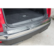Накладка на задний бампер OmsaLine Нержавейка для Peugeot 3008 2016-2023 гг