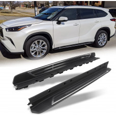 Бокові підніжки OEM (2 шт., Алюміній) для Toyota Highlander 2019- рр