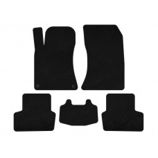 Текстильные коврики Premium (SD, Черный) для Mercedes CLA C117 2013-2019 гг