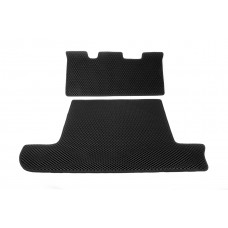 Коврик багажника 2 шт Черный (EVA, 7 мест) для Lexus LX470 1998-2007 гг