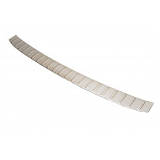 Накладка на задний бампер Carmos (2012-2018, Нержавейка) для Fiat Punto Grande/EVO