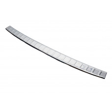 Накладка на задний бампер Carmos нержавейка для Fiat Panda 2011-2023 гг