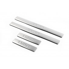 Накладки на пороги (4 шт, OmsaLine) для Chevrolet Cruze 2009-2015 гг