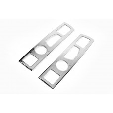 Хром Накладки на Задние Фонари Прямые (2 шт, Нержавейка) для Citroen Jumper 2007-2025 гг