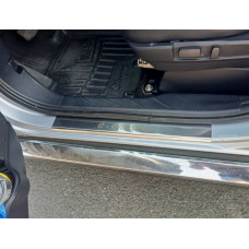 Накладки на пороги (4 шт, нерж) для Citroen C-Crosser 2007-2013 рр