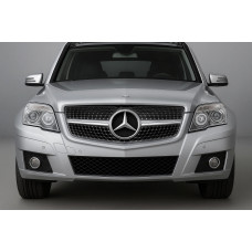 Передняя решетка радиатора Diamond Silver (2009-2012) для Mercedes GLK сlass X204