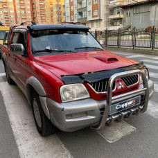 Дефлектор капота (EuroCap) для Mitsubishi L200 1996-2006 гг