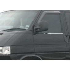 Молдинги на окна Нержавеющая сталь (2 шт.) Carmos - Турецкая Нержавеющая Сталь для Volkswagen T4 Caravelle/Multivan 1990-2003 гг