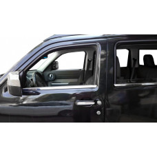 Накладка на стекло Нержавейка для Dodge Nitro 2006-2011 гг