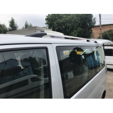 Хромированные Рейлинги Короткая база, пластиковые ножки для Volkswagen T5 Multivan 2003-2010 гг
