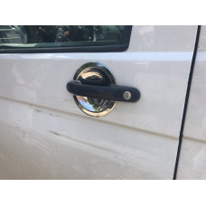 Хромированные подложки под ручки Carmos - Турецкая сталь, 3 штуки для Volkswagen Caddy 2010-2015 гг