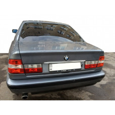 Хромированная накладка над номером (нержавейка) для BMW 5 серия E-34 1988-1995 гг