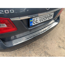 Накладка на задній бампер Carmos (SW, нерж) для Mercedes E-сlass W212 2009-2016 рр