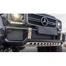 Защита переднего бампера нержавейка для Mercedes G сlass W463 1990-2018 гг