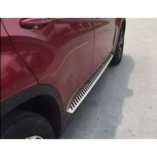 Боковые пороги (2 шт.) для BMW X6 F-16 2014-2019 гг